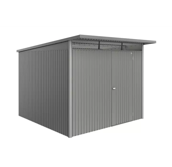 Gerätehaus AvantGarde ECO A7 quarzgrau mit Standardtür