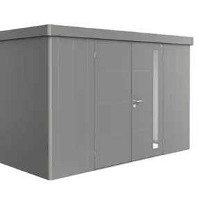 Gerätehaus Neo 2D Doppeltür,quarzgrau