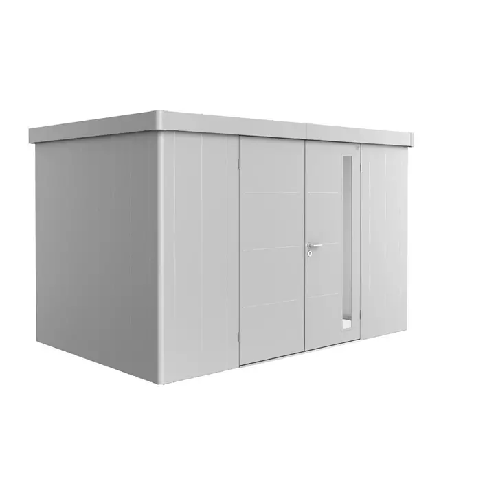 Gerätehaus Neo 2D Doppeltür,silber
