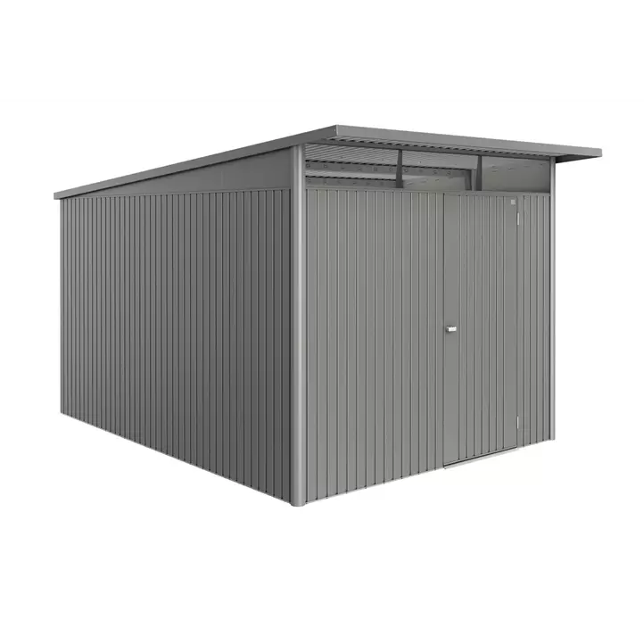 Gerätehaus AvantGarde ECO A8 quarzgrau mit Standardtür