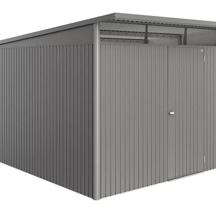 Gerätehaus AvantGarde ECO A8 quarzgrau mit Standardtür