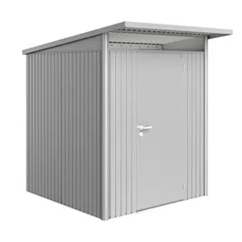 Gerätehaus AvantGarde A1 silber mit Standardtür