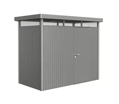 Gerätehaus HighLine H1 quarzgrau mit Standardtür