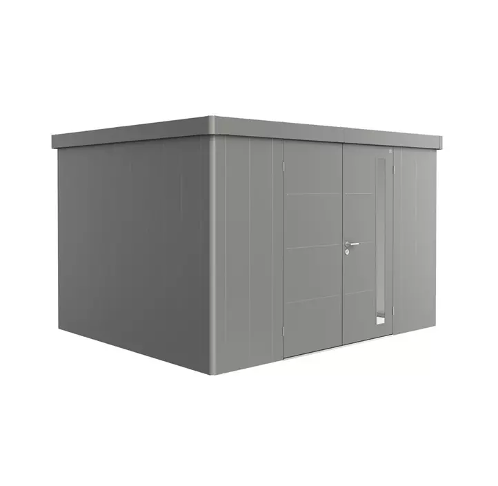 Gerätehaus Neo 3D Doppeltür,quarzgrau
