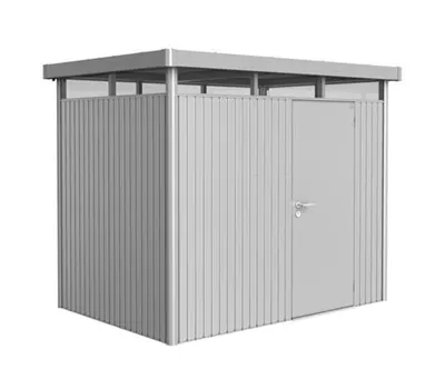 Gerätehaus HighLine H2 silber, Standardtür