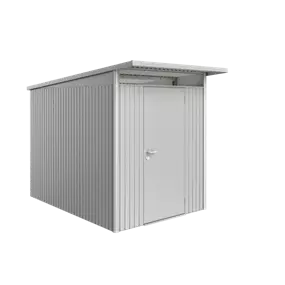 Gerätehaus AvantGarde A3 silber mit Standardtür
