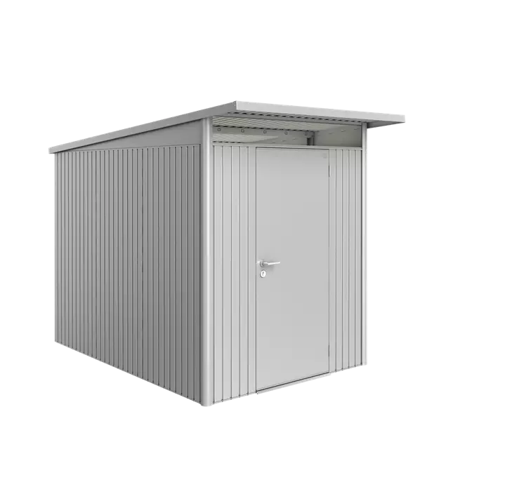Gerätehaus AvantGarde A3 silber mit Standardtür
