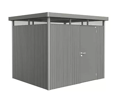 Gerätehaus HighLine H3 quarzgrau mit Standardtür