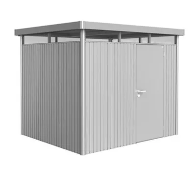 Gerätehaus HighLine H3 silber, Standardtür