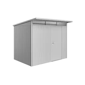 Gerätehaus AvantGarde A5 silber mit Standardtür