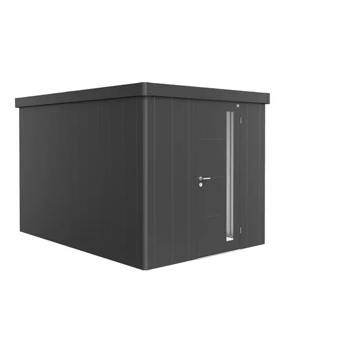 Gerätehaus Neo 4B Standardtür,dunkelgrau