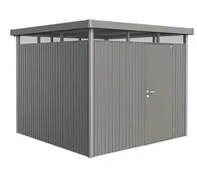 Gerätehaus HighLine H4 quarzgrau mit Standardtür