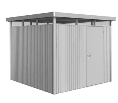 Gerätehaus HighLine H4 silber, Standardtür