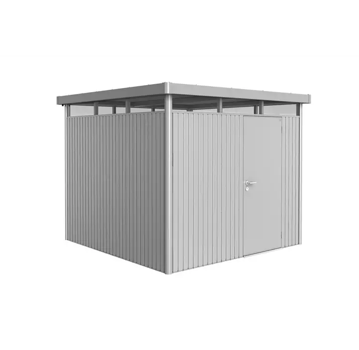 Gerätehaus HighLine H4 silber, Standardtür