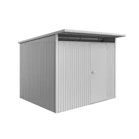 Gerätehaus AvantGarde A6 silber mit Doppeltür