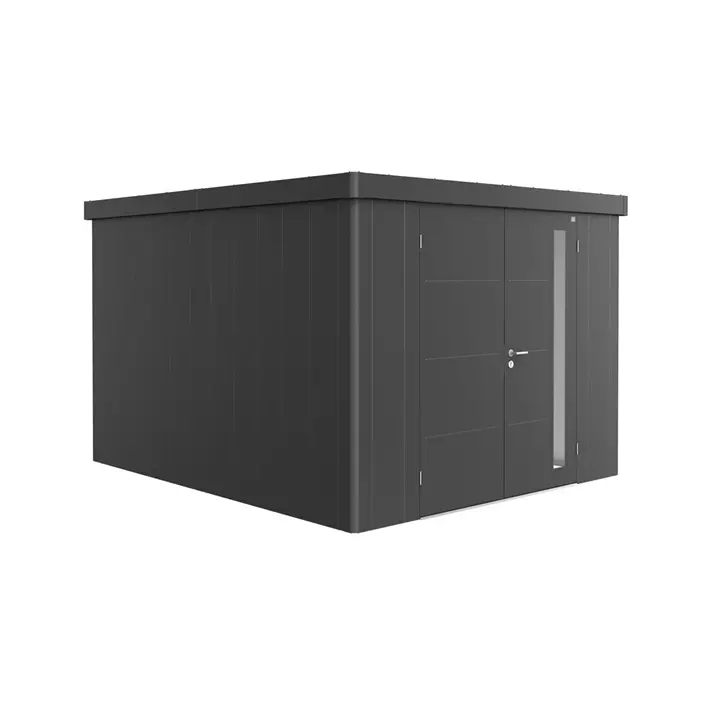 Gerätehaus Neo 4C Doppeltür,dunkelgrau