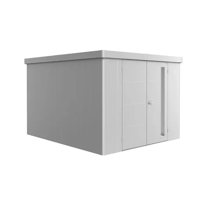 Gerätehaus Neo 4C Doppeltür,silber