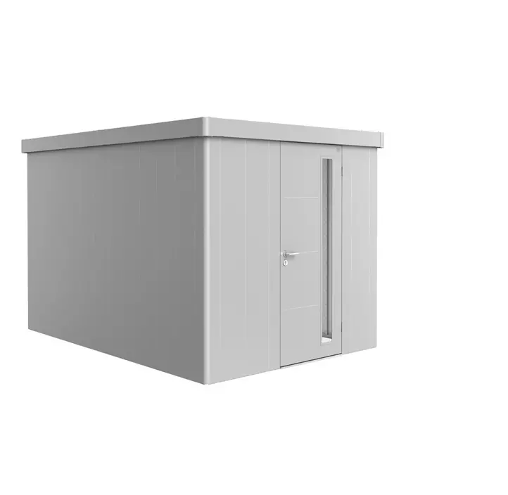 Gerätehaus Neo 4C Standardtür,silber