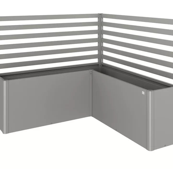 Rankgitter für Hochbeet L-Form Gr.L200/L2x1 quarzgrau