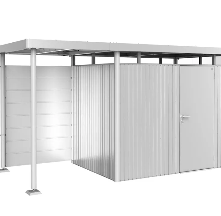 Rückwand für Seitendach Gr. S für HighLine H2-H6, silber
