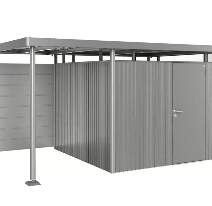 Rückwand für Seitendach Gr. L für Gerätehaus HighLine H2-H6, quarzgrau