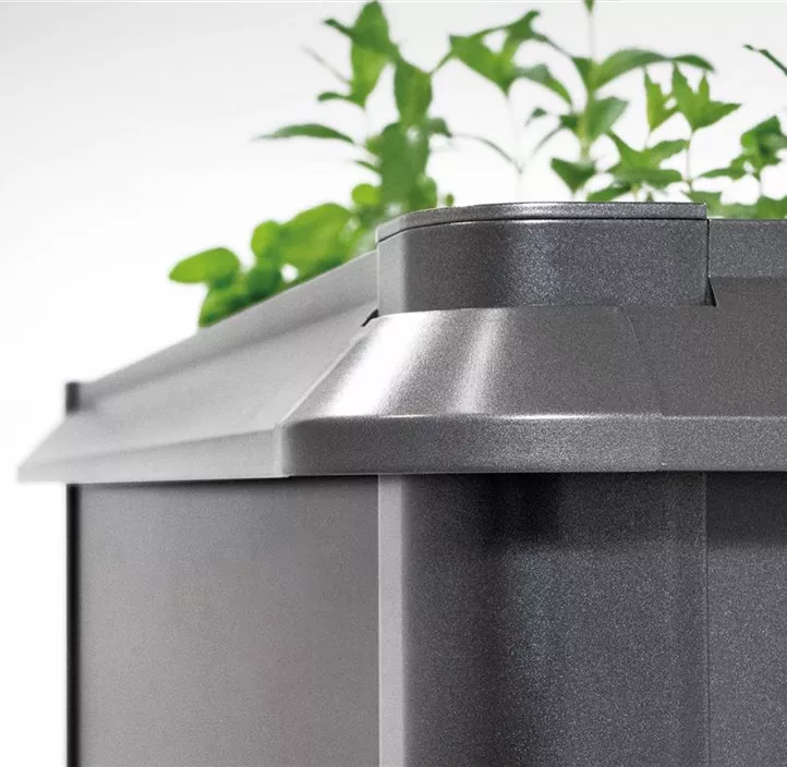 Schneckenschutz für HochBeet 1,5x0,5 dunkelgrau