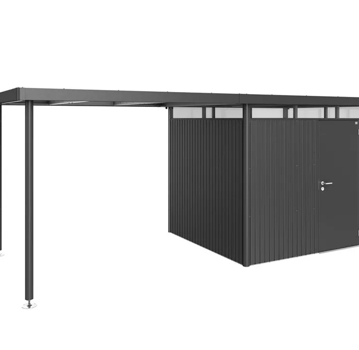 Seitendach Gr. L für Gerätehaus HighLine H3, dunkelgrau