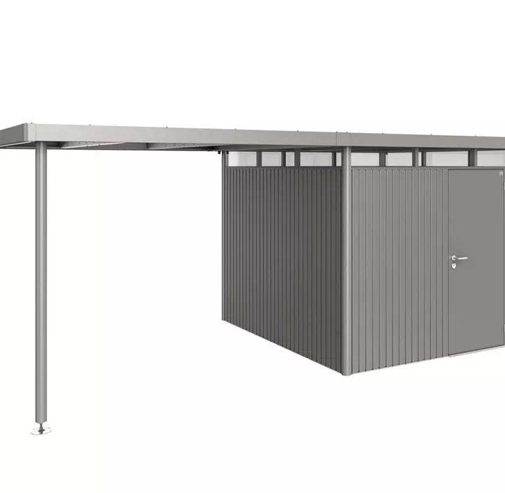 Seitendach Gr. L für Gerätehaus HighLine H4, quarzgrau