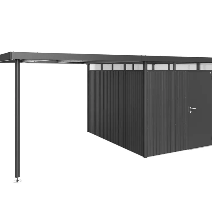 Seitendach Gr. L für Gerätehaus HighLine H5, dunkelgrau