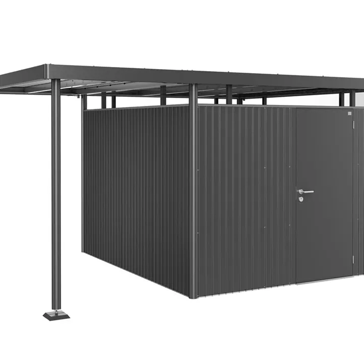Seitendach Gr. S für Gerätehaus HighLine H5/H6, dunkelgrau