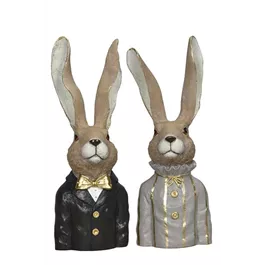 Hase mit Jackett
