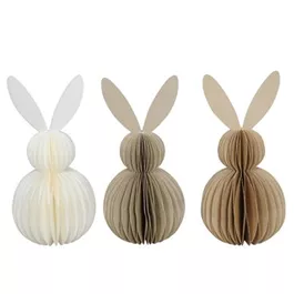 Hase stehend aus Papier Hase stehend aus Papier