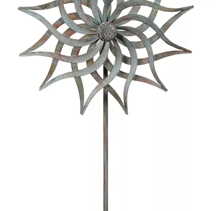 Windrad Blume gefüllt aus Eisen