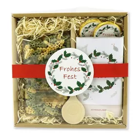 Geschenkset Karton Klarsichtdeckel