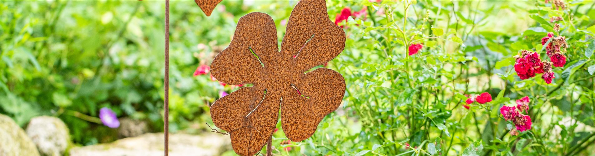 Gartendekoration - Steckfiguren aus Rost Gartendekoration - Steckfiguren aus Rost