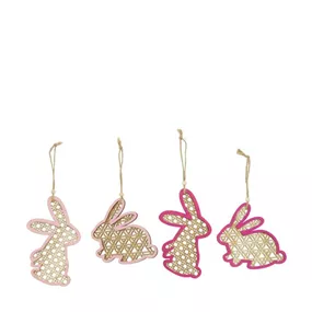 Holz Hase zum Hängen