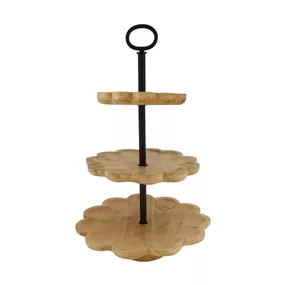 Etagere mit Mangoholz