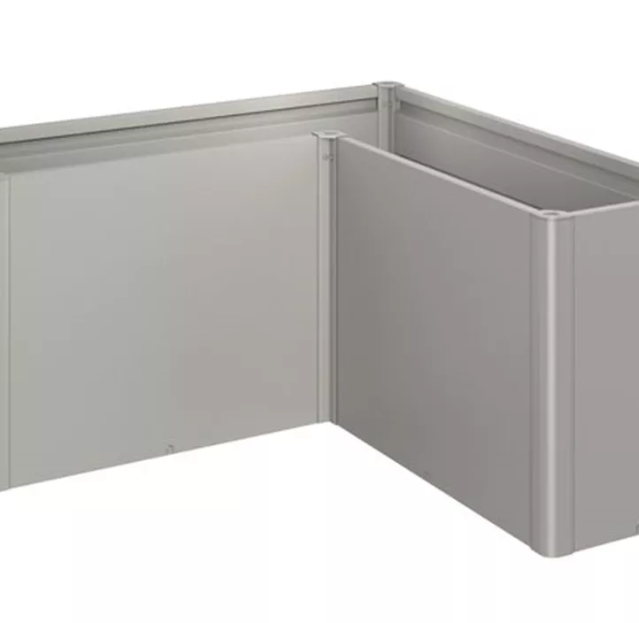 Pflanzbeet Belvedere MAXI L-Form 150 quarzgrau