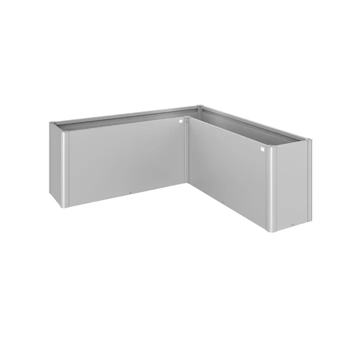 Pflanzbeet Belvedere MAXI L-Form 200 silber