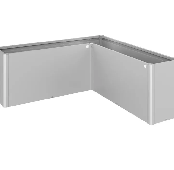 Pflanzbeet Belvedere MAXI L-Form 200 silber