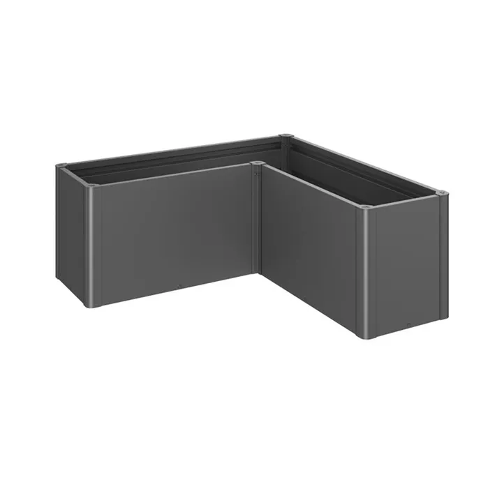 Pflanzbeet Belvedere MIDI L-Form 150 dunkelgrau