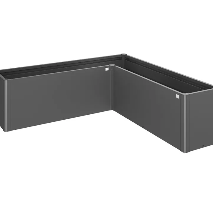 Pflanzbeet Belvedere MIDI L-Form 200 dunkelgrau
