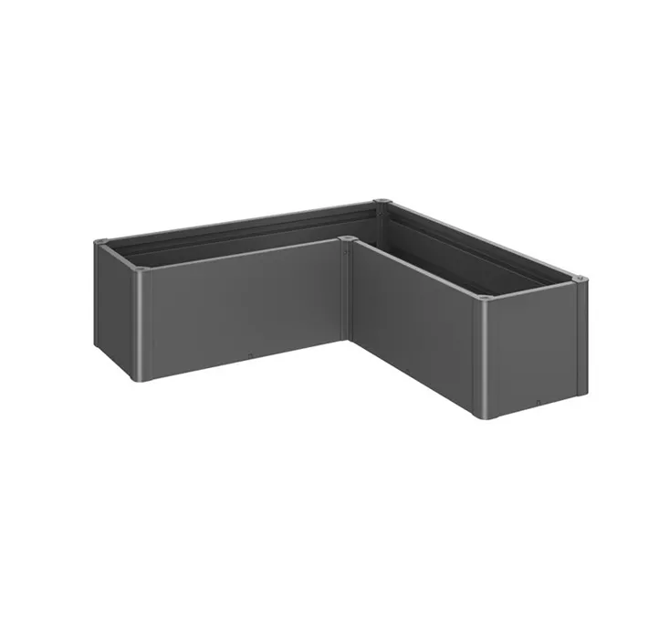 Pflanzbeet Belvedere MINI L-Form 150 dunkelgrau