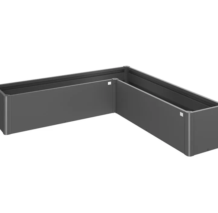 Pflanzbeet Belvedere MINI L-Form 200 dunkelgrau