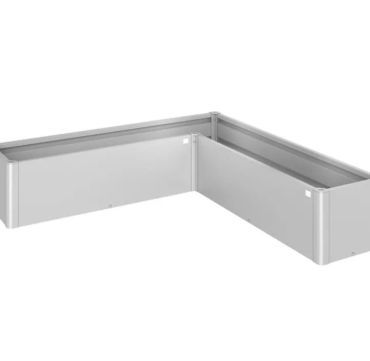 Pflanzbeet Belvedere MINI L-Form 200 silber