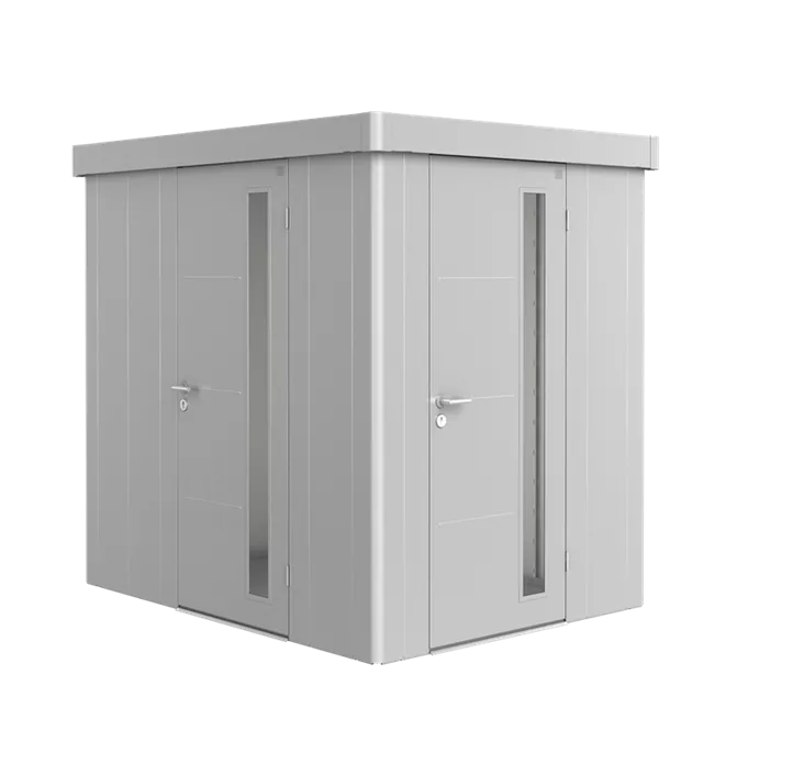Zusatztür Gerätehaus Neo, silber