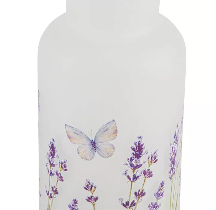 Glasvase Lavendel
