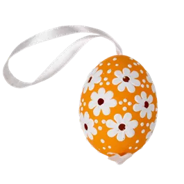 Osterei Blumen perforiert 