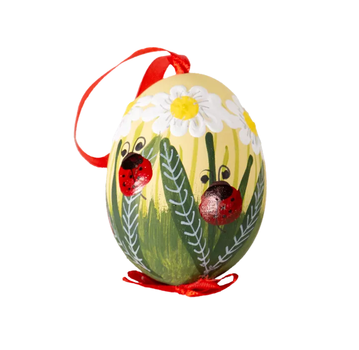 Osterei Wiese mit Blumen