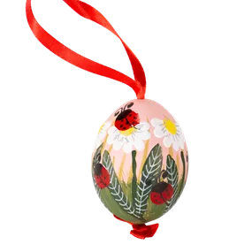 Osterei Wiese mit Blumen